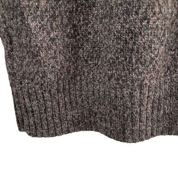 Enzo Mantovani 100% Wool Quarter Zip Pullover Sweater Brown Men's Size Large - Picture 6 of 8